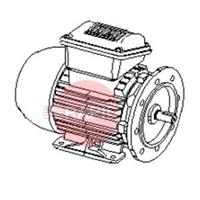 0000100589 Motor 0.37kW; 230-400V /3ph /50Hz