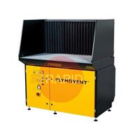 0000111746 Plymovent DraftMax Ultra Downdraft Table. 400V/3ph/50Hz. Includes; Backdraft Kit, Side Panels and Silencer.