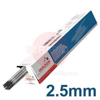 005110825 Oerlikon Spezial Low Hydrogen Electrodes 2.5mm Diameter x 350mm Long. 3.9kg Pack (200 Rods). E7016-H8