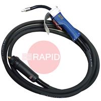 013.D161 Binzel Alpha Flux 350s Mig Torch 4.5m Euro Fitting