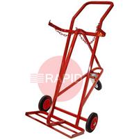 040749 Trolley 3 Wheel Oxygen / Acetylene High