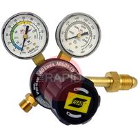 0785-2166 ESAB GCE FE300 Argon/CO2 Regulator Side Entry, 0 - 40 l/min, G5/8