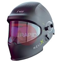 1050.200 Optrel Helix CLT - Black Auto Darkening Welding Helmet with Removable Hard Hat, Shade 5 - 12