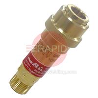 124524 Air Products Integra Flashback Arrestor. Quick Connect Acetylene / Propane.
