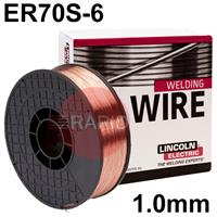 16S1005PR Lincoln Supramig G3Si1, 1.0mm MIG Wire, 5Kg Reel, ER70S-6