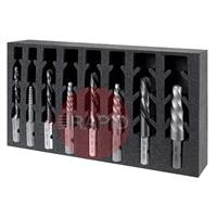 2040EX-SET1 HMT VersaDrive ImpactaBite LH Drill & Stud Extractor 8 Piece Set (M6 - M20)