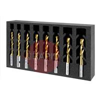 209010-SET6 HMT VersaDrive Cobalt Drill Bit InsertFoam 8 Piece Set (5, 6, 6.8, 7, 7.5, 8, 9, 10mm)