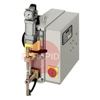 2102N Tecna 20 kVA Linear Action Bench Pneumatic Operated Spot Welder w/ TE101 Processor