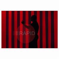 27.57.32.10 CEPRO Bronze-CE Folding Strip Set  - 300mm Width x 2mm Thickness (Price Per Square Metre) for Suspension Accordion System