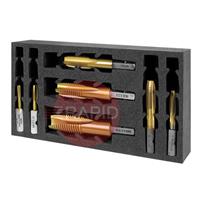 308010-SET3 HMT VersaDrive ImpactaTap InsertFoam 7 Piece Set (M6, M8, M10, M12, M16, M20, M24)