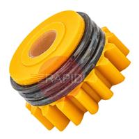 3133820 Kemppi Feed 2 Roll Type. Standard Yellow, 1.4-1.6mm Plain V Groove