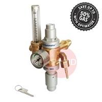 37372090 GasiQ Optimator I Argon/Mix Lockable Gas Saver Side Entry Regulator.  34Lpm. G5/8