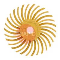 3M-25755 3M Scotch-Brite 19mm Radial Bristle Disc RB-ZB 80 Grit Yellow (Box of 48)