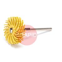3M-27612 3M Scotch-Brite 25mm Radial Bristle Disc RB-ZB 80 Grit Yellow (Box of 24)