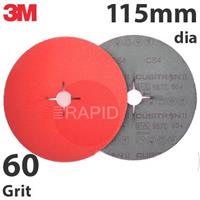 3M-27645 3M Cubitron II 987C Fibre Disc (Stainless Steel), 115mm (4.5