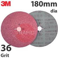 3M-27698 3M Cubitron II 982C Fibre Disc, 180mm (7