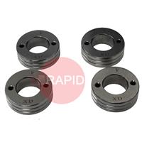 4017216 PATON V-Groove Feed Roller Set of 4 – Solid Wire: 1.4 - 1.6mm (4 Roll Drive)