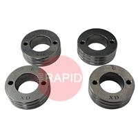 4017224 PATON U-Groove Feed Roller Set of 4 - Aluminium Wire: 1.4 - 1.6mm (4 Roll Drive)