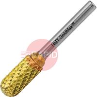 402020 HMT GoldMax TCT Burr (Ball Nosed Cylinder)