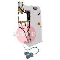 4666 Tecna 50 kVA Linear Action Column Pneumatic Operated Spot Welder w/ TE101 Processor