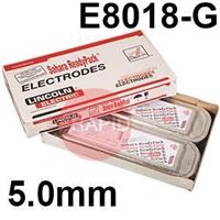 519204-1 Lincoln Electric Kryo 1P SRP Low Hydrogen Electrodes 5.0mm Diameter x 450mm Long. 19.2kg Carton (8 x 2.4kg 22 Rod Packs). E8018-G-H4R