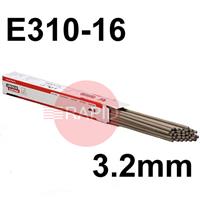 INTH310-32-1 Lincoln Stainless Steel Consumables Covered Electrodes INTHERMA E310-16 3.2mm Diameter x 350 Long 13.8Kg Carton