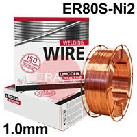 580372 Lincoln Electric LNM Ni2.5 ER80S-Ni2, 1.0mm Diameter 15Kg Reel