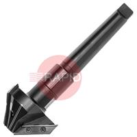 602040-0760 HMT Morse Taper Shank (MT3) 90° Carbide Indexible Countersink 76mm