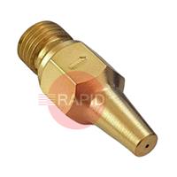 64901151 GasiQ 1390-1 Welding & Brazing Nozzle for Acetylene - 65 L/H