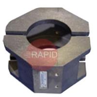 790045216 Aluminium Clamping Shells for RA 8, Tube OD 129mm