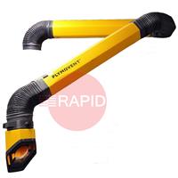 7925230090 Plymovent UltraFlex-4/ LC 4m Ultraflexible Extraction Arm for Low Ceiling