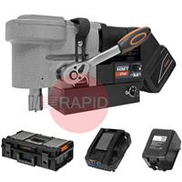 805046 HMT Cordless RTV36-18 Magnet Drill Kit with STAKIT Base 200 Tool Case