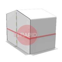 90.41.00.40 CEPRO Heavy Duty Working & Welding Modular Tent System - 4m Wide, 2.5m Central Height, 15° Roofpitch