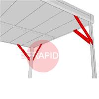 9750000040 Plymovent Corner Reinforcement set for Double/Triple Compartment FlexHoods