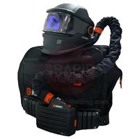 P0721 Kemppi Gamma GTH3 XFA Auto Darkening Welding Helmet & PFU 210E PAPR System, Shades 5, 8, 9 - 15