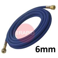 A5111 Fitted Oxygen Hose. 6mm Bore. G3/8