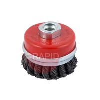 ABWB07514SC Abracs Stainless Crimp Wire Cup Brush, 75mm Diameter x M14 Thread