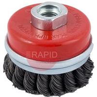 ABWB09514T/1 Abracs Twist Knot Cup Brush 95mm Diameter x M14 Thread (Single)