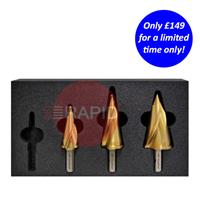 AJ25-505050-SET1 HMT VersaDrive TurboTip ConeCutter Insert Foam 3 Piece Set (8 - 32mm)