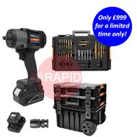 AJ25-STC-KIT-V189INS-2B HMT VersaDrive STAKIT Cordless V18-900 Installation SiteKit, w/ 2 x 4.0AH Batteries