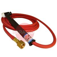 CK-CK1712RSFRG CK17 Gas Cooled TIG Torch With 1pc 4m Superflex Cable  G3/8