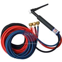 CK-CK1812SF CK18 3 Series Water-Cooled 350 Amp TIG Torch with 4m Superflex Cables & G3/8