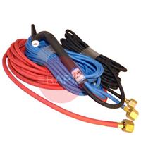 CK-CK2025SFFX CK20 Flex Head Water-Cooled 250 Amp TIG Torch with 8m Superflex Cables & G3/8