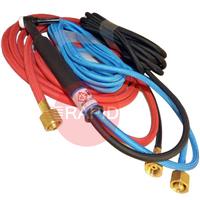 CK-CK2312SF CK 230 2 Series Water-Cooled 300 Amp TIG Torch with 4m Superflex Cables, G3/8