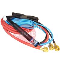 CK-CK5112SF CK 510 Water-Cooled 500 Amp TIG Torch with 4m Superflex Cables, G3/8