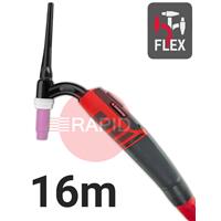 CK-EDS17F16 CK Diamond EDS 17FX Flex Head Air Cooled Tig Torch, 16m