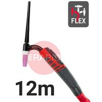 CK-EDS18F12 CK Diamond EDS 18FX Flex Head Water Cooled Tig Torch, 12m