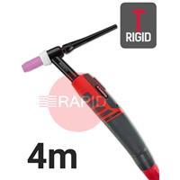 CK-EDS18R04 CK Diamond EDS 18RG Rigid Head Water Cooled Tig Torch, 4m