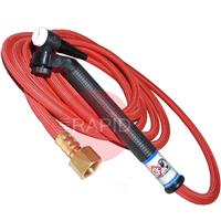 CK-FL1312SF CK FlexLoc FL130 2 Series 130 Amp TIG Torch with 4m Superflex Mono Cable, G3/8