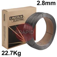 ED022061 Lincoln Electric Lincore 15CrMn, 2.8mm Hardfacing Flux Cored MIG Wire, 22.7Kg Reel, MF7-GF-250-KP
